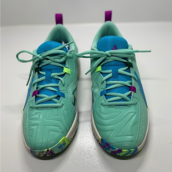 Nike Zoom Freak 5 GS Basketball Shoes Emerald Rise 7Y - Picture 3 of 9